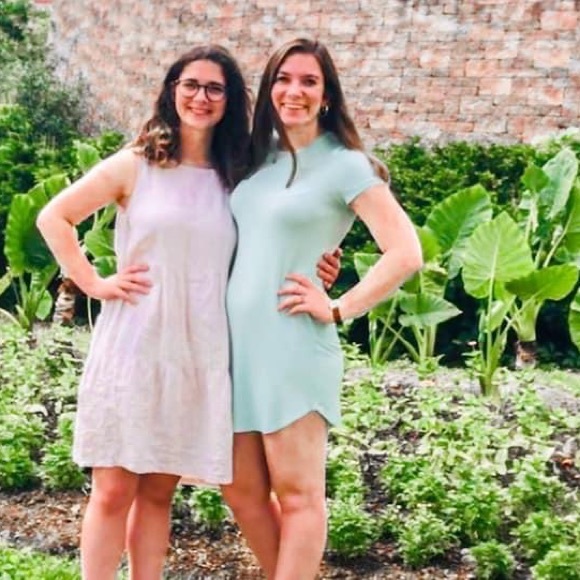 Green and White striped tshirt dress - Picture 2 of 5